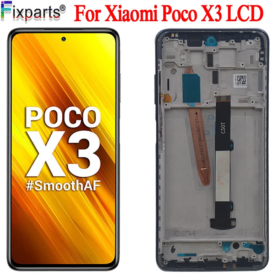Оригинальный дисплей 6 67 ''для Xiaomi Poco X3 ЖК-дисплей с сенсорным экраном