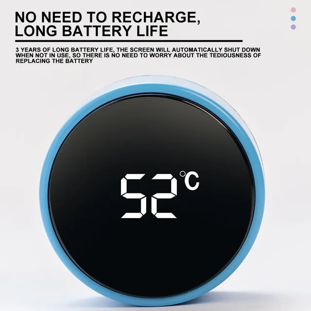 500ml Thermo Bottle Thermal Cup Vacuum Flasks Stainless Steel Thermos for Tea Cover LED Smart Temperature Display Water 5