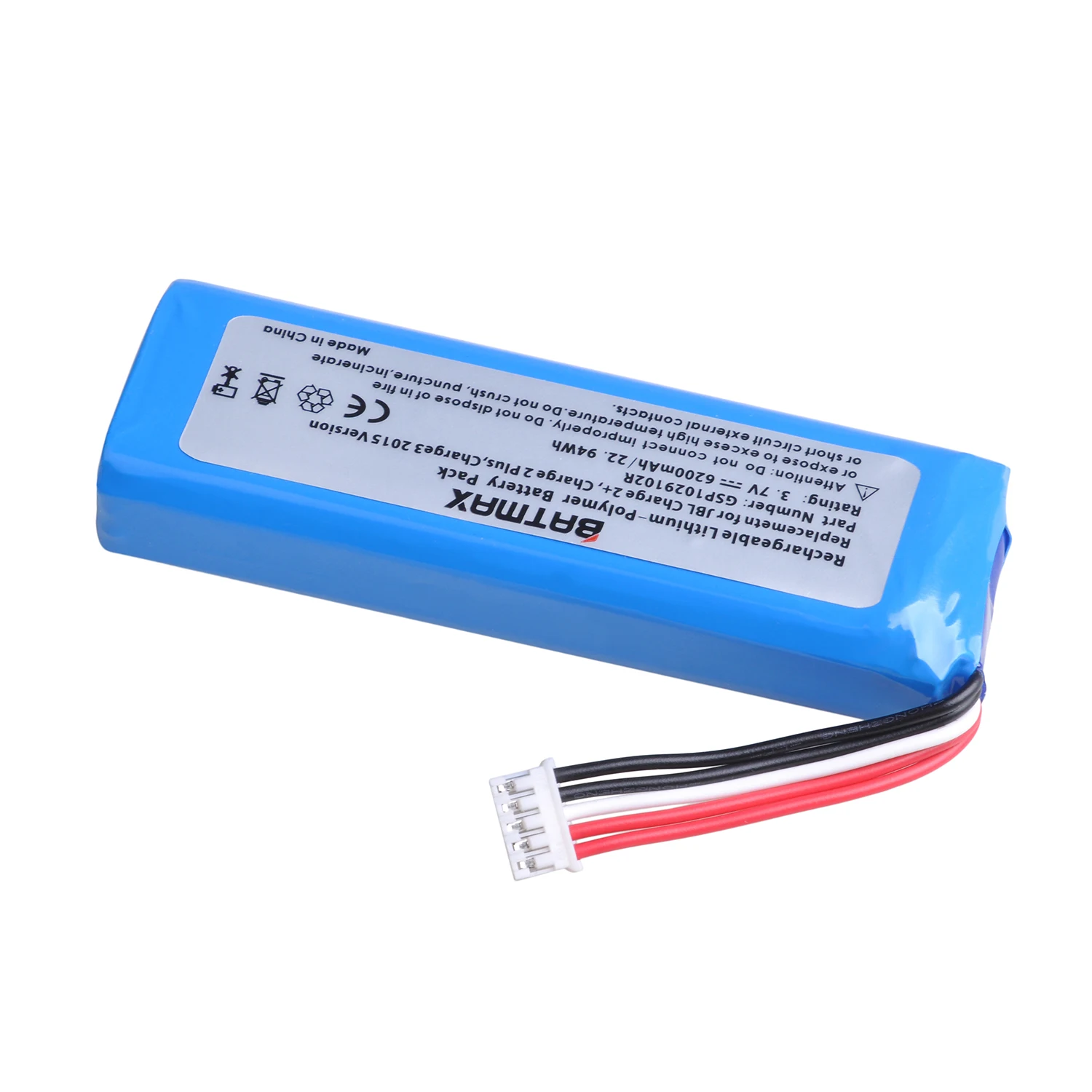 Bateria para Jbl 2 + Carga Plus 2021 Cs-jml310sl Mlp912995-2p v2 Versão Dois 6200mah 2 3 - Image 5