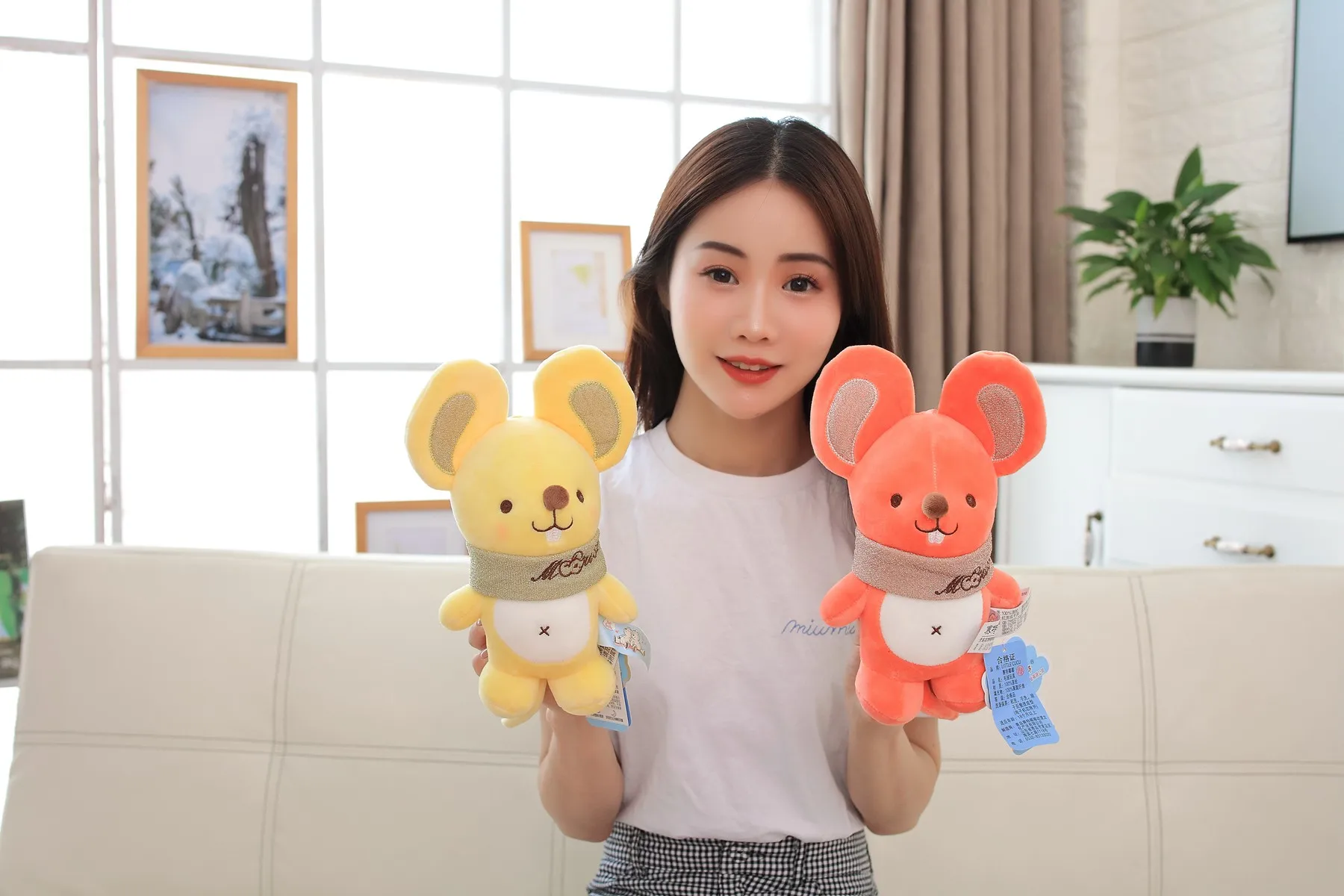 1 шт. милая белка крыса Подушка День рождения мягкие плюшевые игрушки Kawaii Милая мышь мягкие зверушки в подарок для детей девочка мальчик кукла