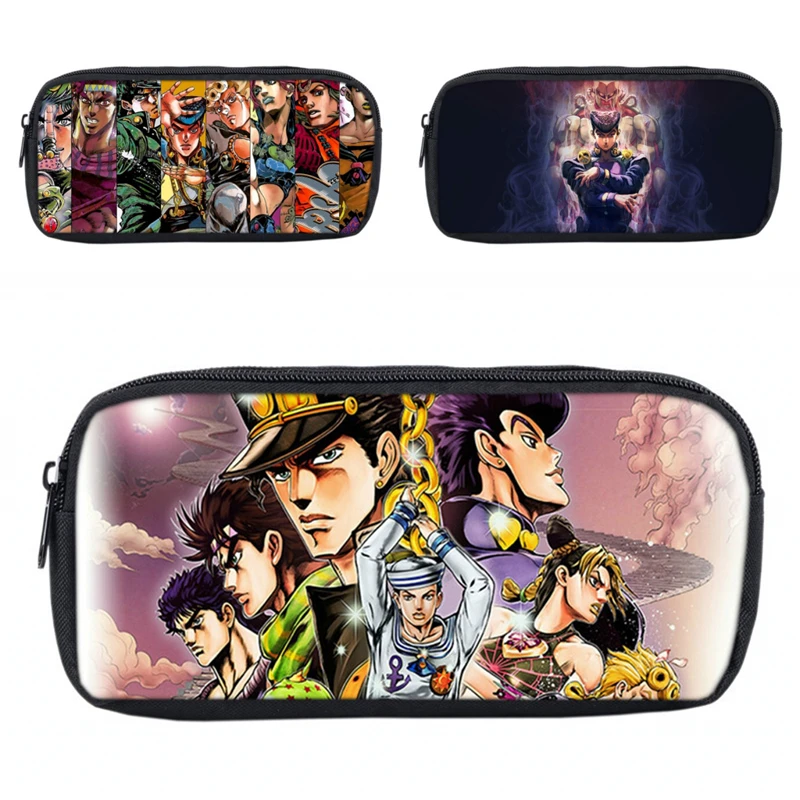 Сумка-карандаш JOJO'S bistry ADVENTURE аниме чехол-органайзер для канцелярских товаров