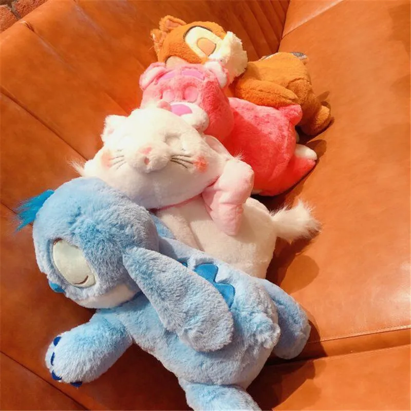 45 см милые Мультяшные плюшевые игрушки Kawaii Ститч Дональд Дамбо плюшевая коробка для ткани креативная мягкая подушка подарок для девочек дети ребенок