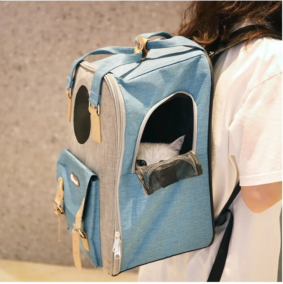 Title 16, Pet Cat Carrier Backpack Transparent Travel Car...