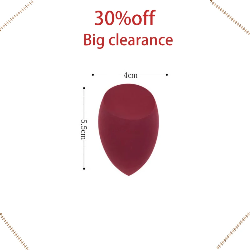 

1pc Makeup Puff Compact Puff Puff Smooth Ladies Makeup Foundation Sponge Beauty Makeup Tools Accessories Beveled Type