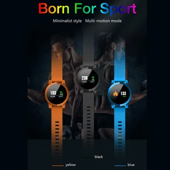 

Q9 Smart Bracelet Round Screen Smart Band Watch Heart Rate/Blood Pressure Man&Women Sport watch Wristband For Android IOS phone