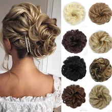 Манвэй грязные волосы пучок резинки для женщин шиньон для наращивания синтетический парик кольцо обертывание синтетические волосы пучок эластичный температурный Fib