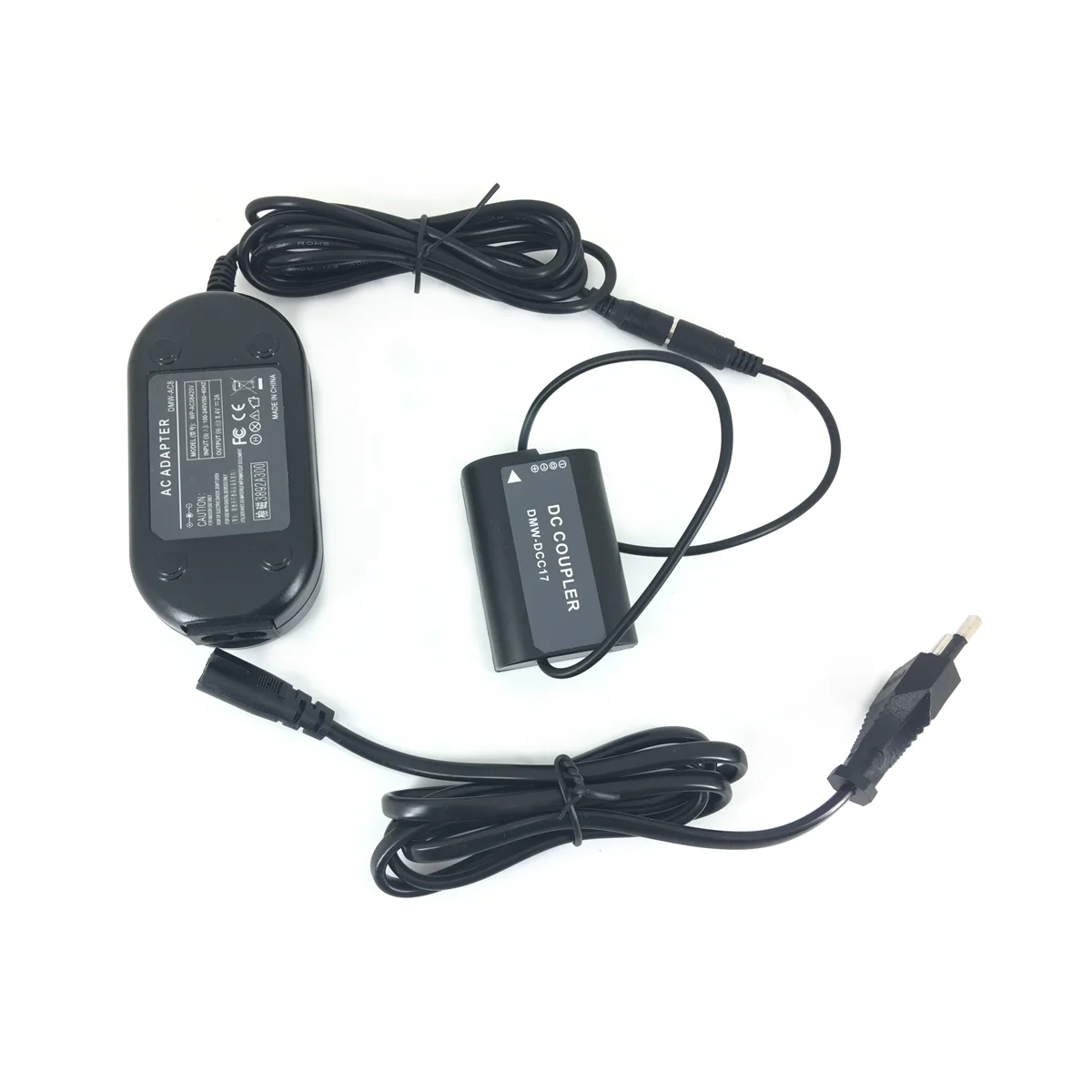 Adaptador de Energia Acoplador para Panasonic ac + Blk22 Manequim Bateria Substituir Kit Carregador Lumix s5 Dc-s5 Dc-s5k Câmera Dmw Dcc17 - Image 3