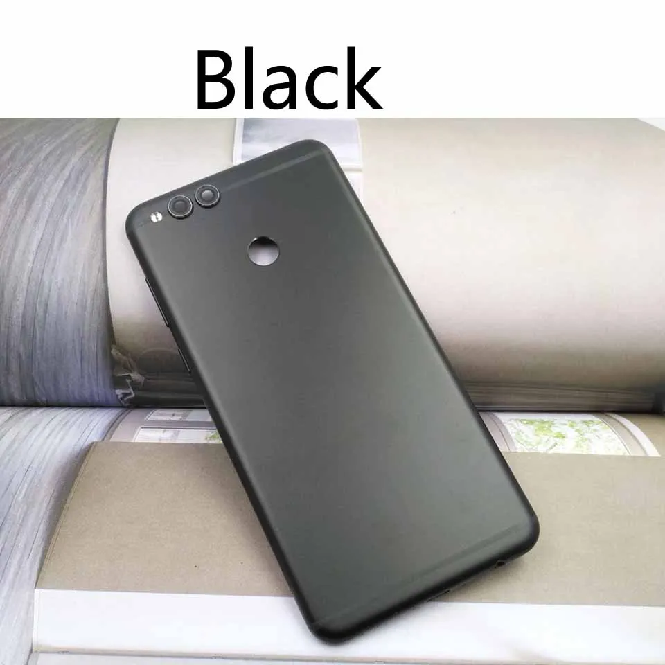 Black-No tool Для huawei Honor 7X задняя крышка батарейного отсека задняя крышка корпуса чехол для Honor7X BND-L21 корпус замена корпуса - Цвет: Black-No tool