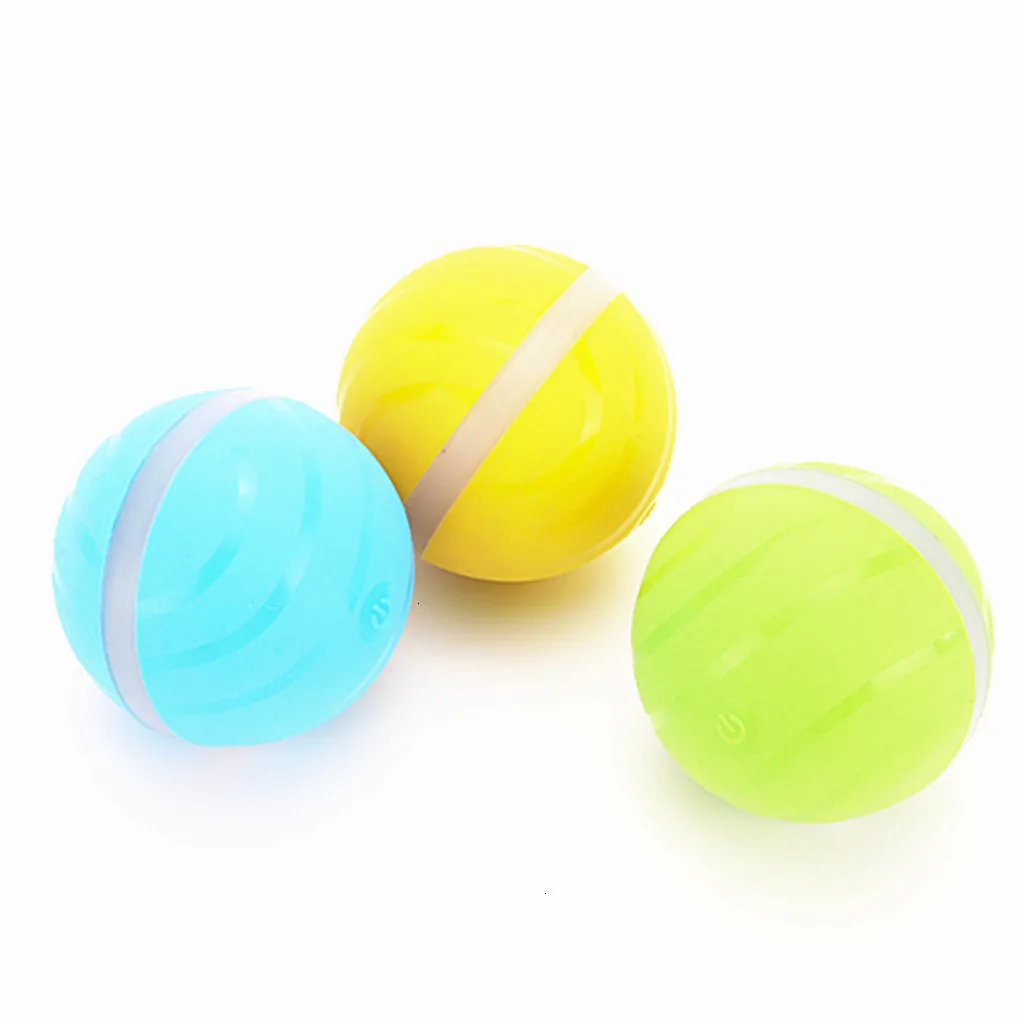 Игрушка для кошек светодиодный Авто прокатка флэш-игрушка для собаки, мяч злой шар интерактивная игрушка электрические питомцы чеканка мяч кошка домашний питомец собака кошка детская игрушка