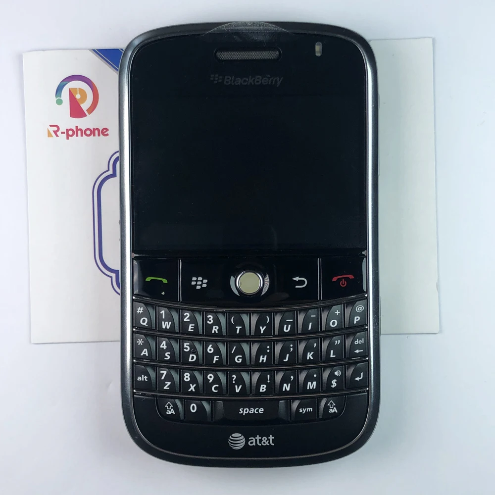 9000 teléfonos móviles originales reacondicionados Blackberry 9000 Bold teléfono móvil desbloqueado 3G GPS WiFi Bluetooth y un año de garantía