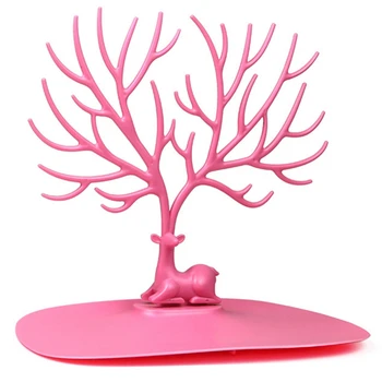 

Tree Antlers Jewelry Jewelry Rack Deer Jewelry Rack Hanger Bracelet Earrings Pendant Jewelry Storage Rack--Pink