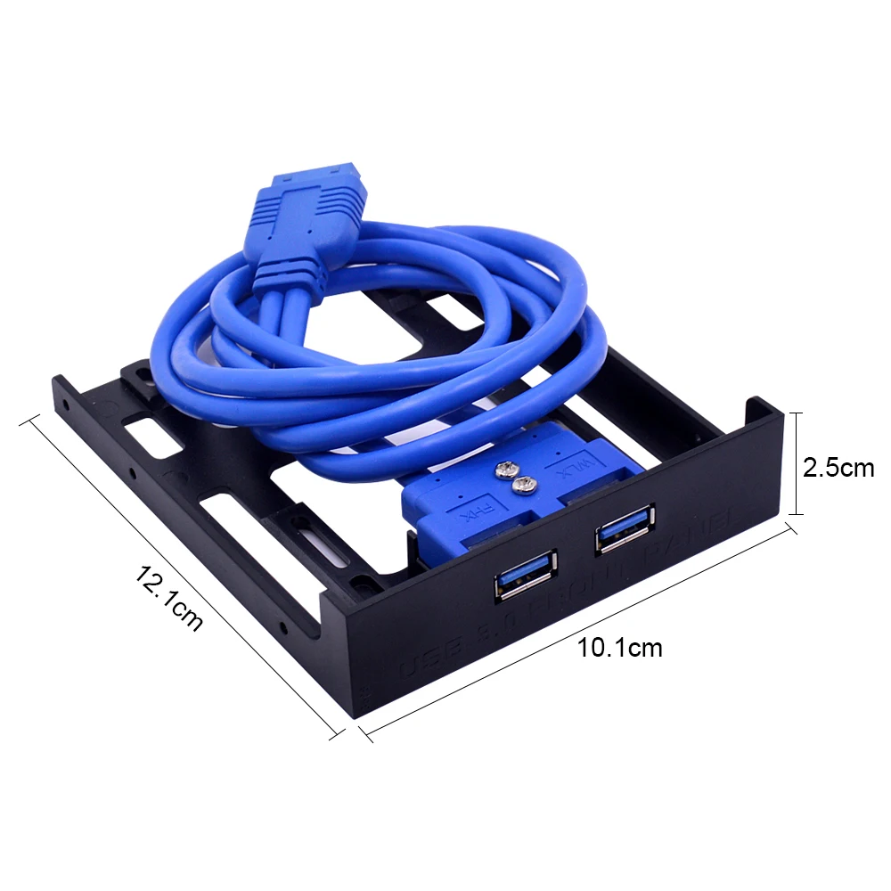 CHIPAL 20 контактный 2 портовый USB 3 0 Фронтальная панель USB3.0 расширительный Кабель