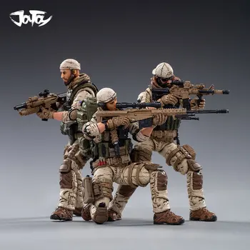

NEW JOYTOY 1/18 Action Figure US Army First SFOD-D Military soldier figure model toys collection toy (3pcs/set)
