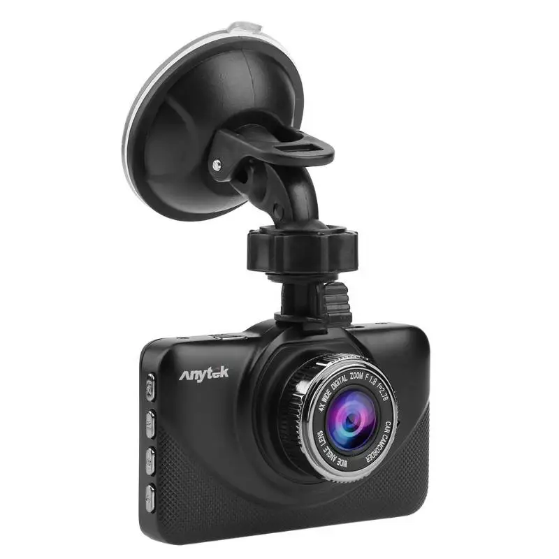 Автомобильная мини камера anyket K18+ 3-дюймовый Full HD 1080P вождение автомобиля Регистраторы Dashcam Видеорегистраторы для автомобилей вождения Регистраторы 140 градусов Широкий формат с двумя объективами Автомобильный видеорегистратор