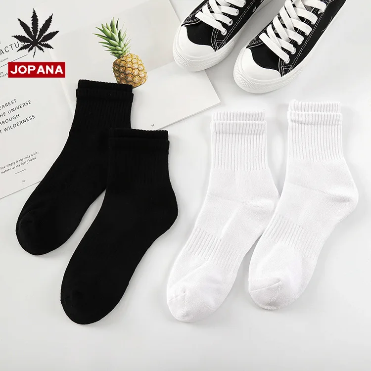 

Bunching Socks Double Screw Type Solid Color Socks Athletic Socks Fake Double Layer WOMEN'S Socks Fashion Socks Men's Foot Loope