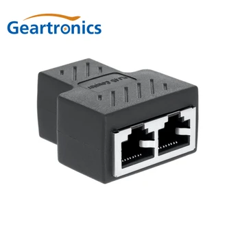

1 To 2 Ways RJ45 LAN Ethernet Network Cable Female Splitter Connector Adapter RJ45 Female Splitter Adapter