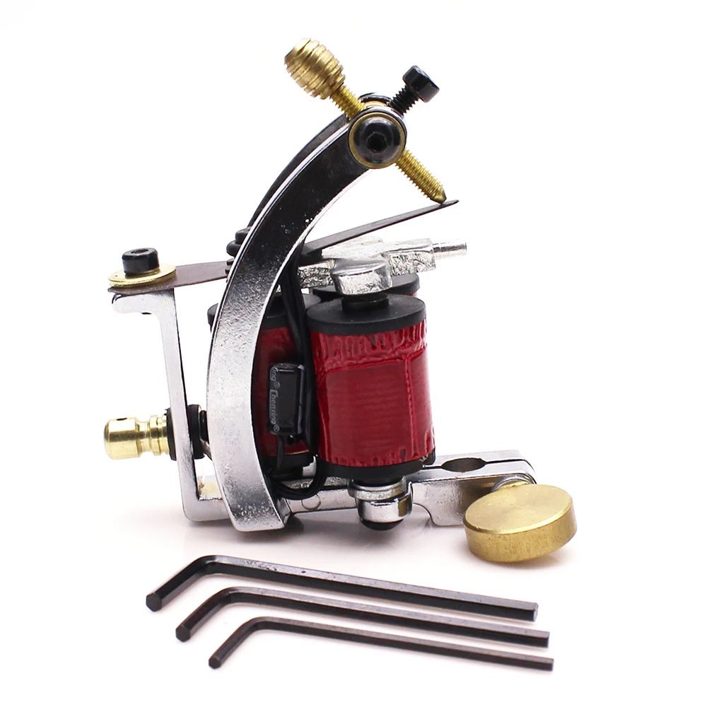 

10 Wraps Tattoo Machine Coil Professional Tattoo Gun Machine For Liner & Shader Tattoo Instrument Tattoo Accessories Device