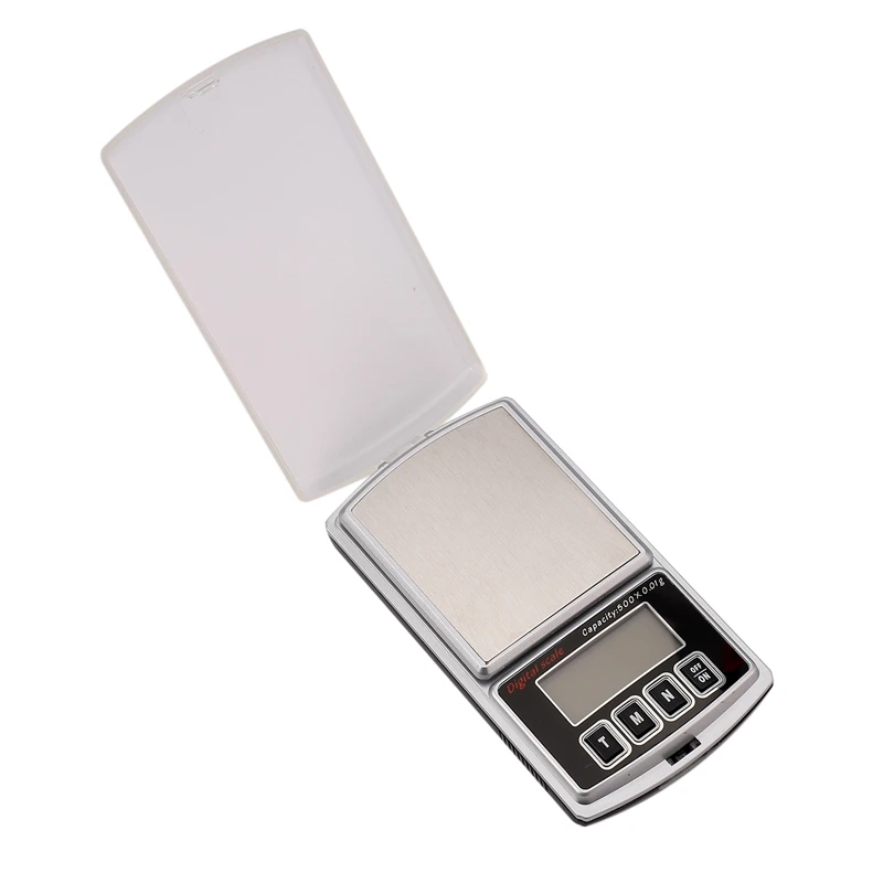 DS-10 Jewelry Weighing 500G/0.01G Pocket Scale for Gold Diamonds, Etc