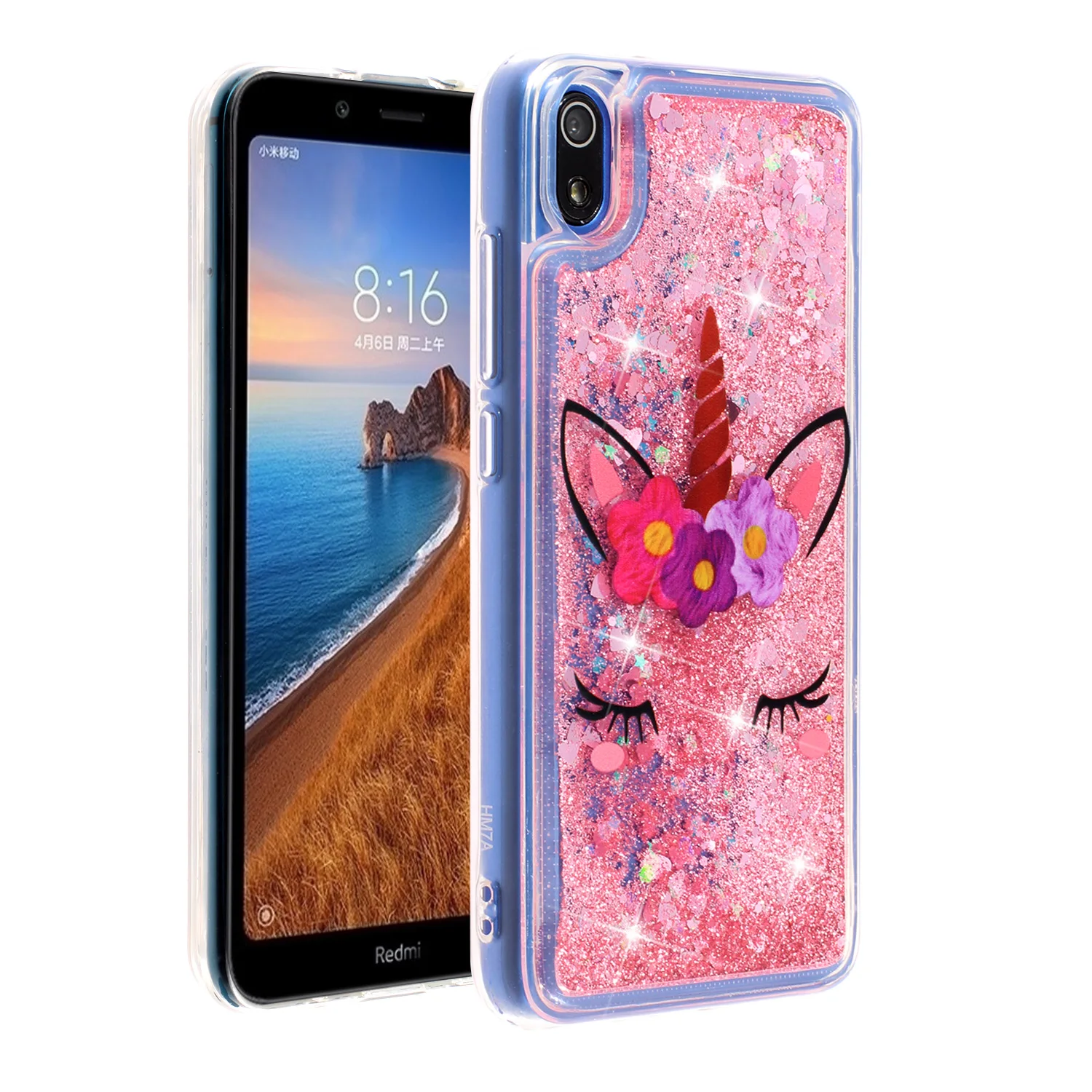 Чехол с сияющими блестками для Xiaomi Redmi 7A Redmi7A мягкий чехол из ТПУ xaomi Redmi 7A A7 светлый блестящий чехол Xiomi Redmi 7A защитный чехол Funda