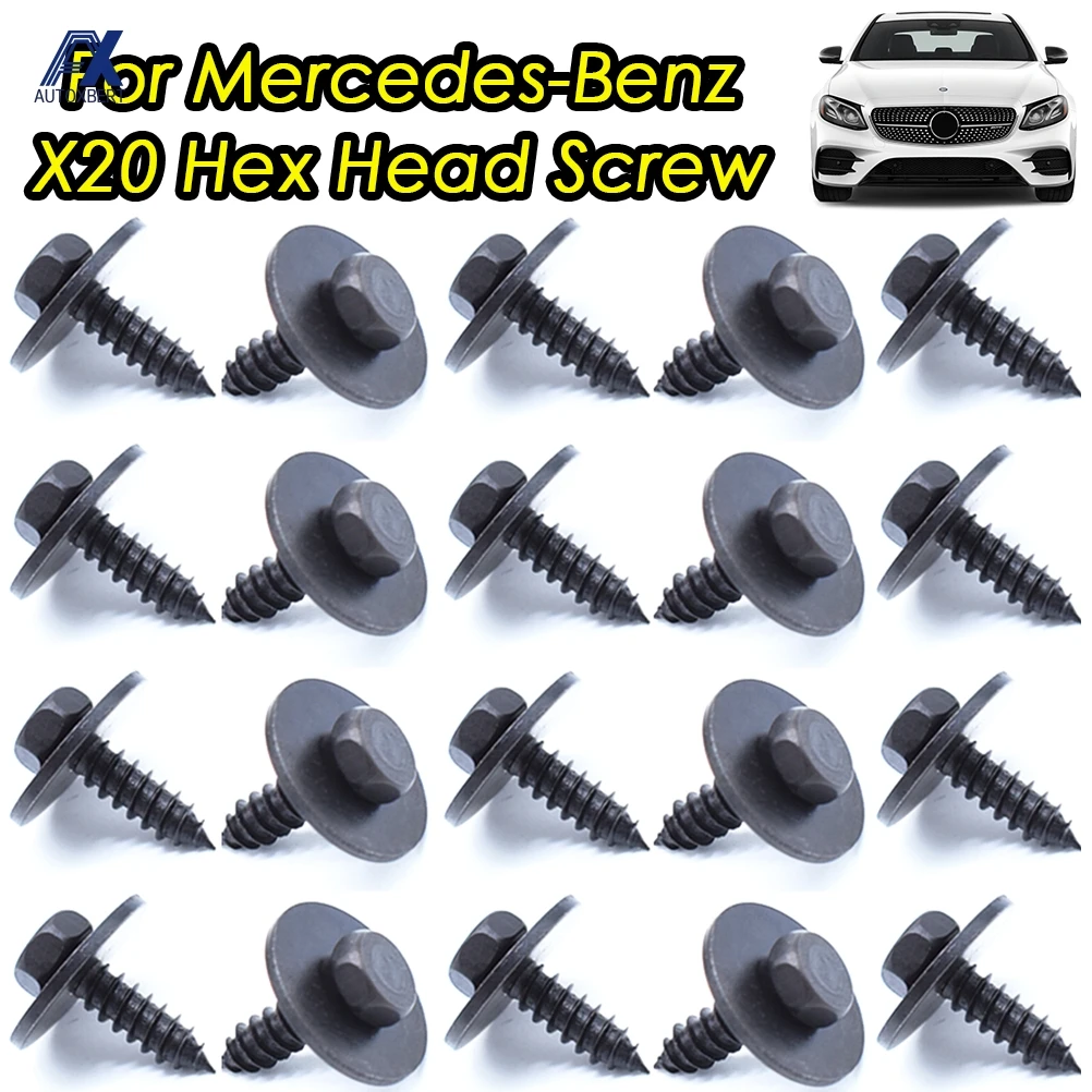 Kaufe 20PCS 16mm Hex Kopf Schraube Stoßstange Abdeckung Motor Shields  Spritzen Schutz Für BMW E46 E60 E90 E83 E82 e71 E70 E66 E63 OE #07147129160