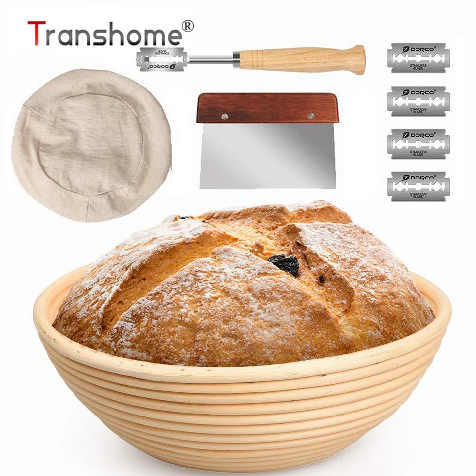 Transhome 5 шт. банкетная корзина для хлеба набор начинающих ротанговая хлебная