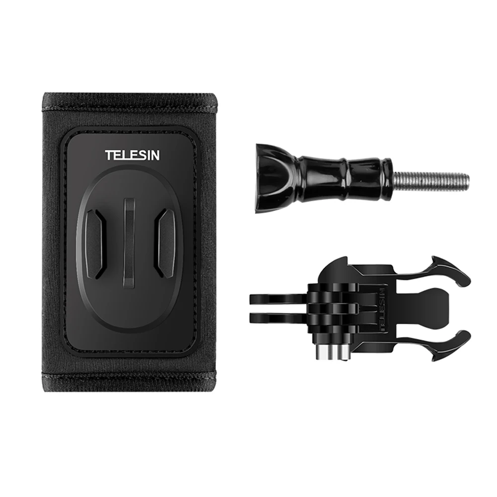 Рюкзак для экшн камеры TELESIN крепление на ремень держатель совместим с DJI OSMO Pocket GoPro