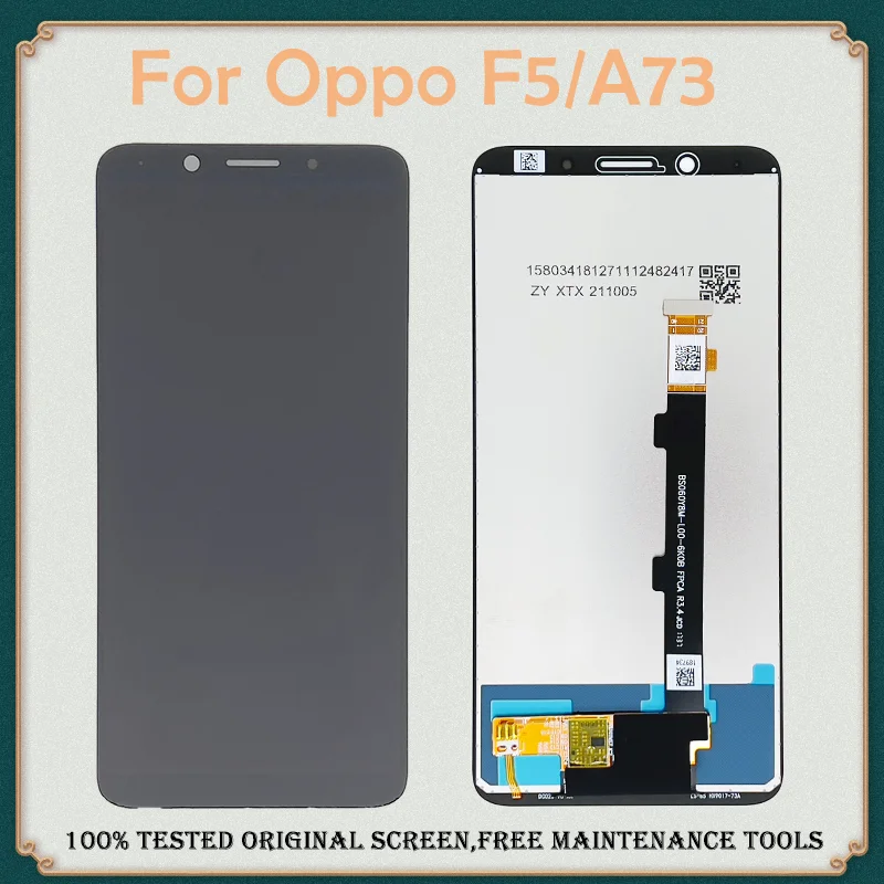 Оригинальный дисплей для OPPO F5 диагональю 6 0 дюйма цифровой преобразователь