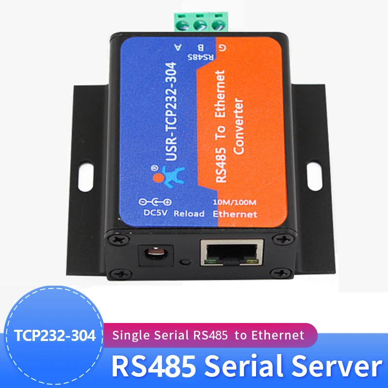 Usr-tcp232-304 Serial Rs485 To Tcp/ip Ethernet Server Converter Module ...