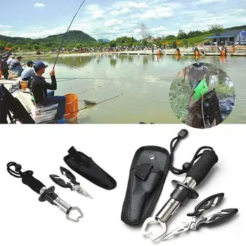 

Fishingtool Fishing Grip Set Multi Functional Clamp Outdoor Control Fish Equipment Black Fish Control Device Fish Catcher