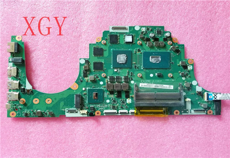 I5-7300HQ SR32S C5PM2 LA-E361P MBDUMMY003 NBGM211001 NBGM411001 N17P-G1-A1 4 Гб для acer Aspire VX5-591G материнская плата