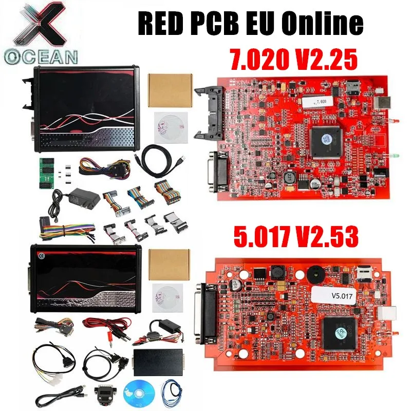 2020 новейшая 4 светодиодная красная печатная плата V7.020 SW V2.25 версия для ЕС