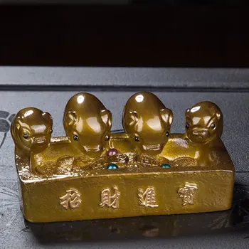 

Color-changing pig Tea pet ornaments Lucky Treasure Tea tray Tea table Kung Fu Tea set Tea play Tea jewelry