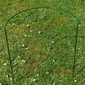 

2pcs Adjustable Tool Ring Frame Farming Easy Install Semi Circular Professional Home Plant Support Stakes Flower Garden Metal