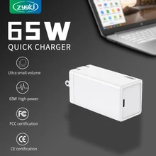 Zyg 65w overtreft gan carregador pd qc fastcharger tipo-c 3.0 quickcharge ue eua plug adaptador carregador de parede portátil para tablet telefone