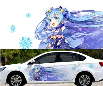 

LEFT SIDE Car Stickers Cute Cartoon Anime 3D Whole Body Styling Waterproof Accessories Fashion Hot Car Stickers