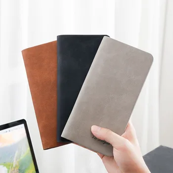 

New Style MEN'S LONG Pattern Wallet Retro Casual Ultra-Thin Wallet Students Card Bit More Leather Wallet