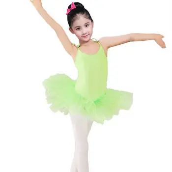 

Dance Sling Ballet Dress Girls Fluffy Dream Dance Costumes Exercise Clothes Small Princess Fluffy Dancewear