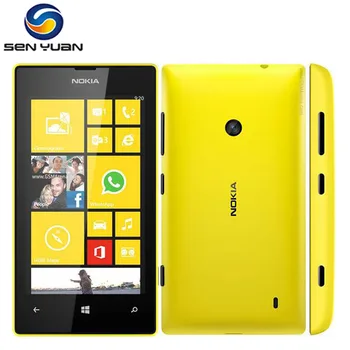 

520 Original Nokia Lumia 520 unlocked mobile phone Dual Core 3G WIFI GPS 4.0" 5MP 8GB Nokia 520 Windows cell phone free shipping