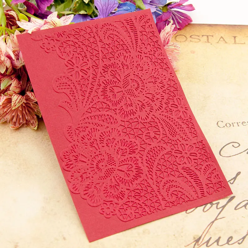 

HOT plastic lace flower template craft card making paper card album wedding decoration scrapbooking Embossing folders