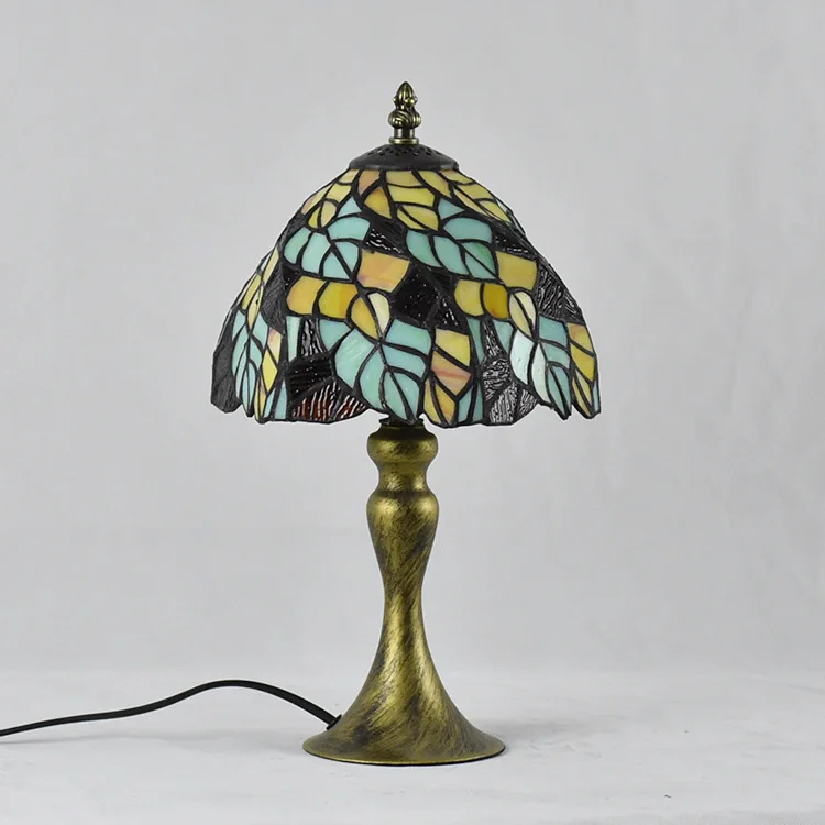 

Mediterranean Decor Turkish Mosaic Lamps E27 Stained Glass Lampshade Bedroom Bedside Vintage Table Lamp Light Fixtures