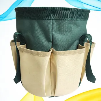 

1 Pc Storage Basket Multi-pockets Durable Gardening Accessories Planting Props Container Hand Tools Bucket for Garden Home