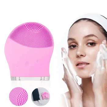 

Silicone Waterproof Electric Cleansing Brush Cleanser Pore Clean Massager Facial Vibration Skin Care Spa Massage Tool 40#810