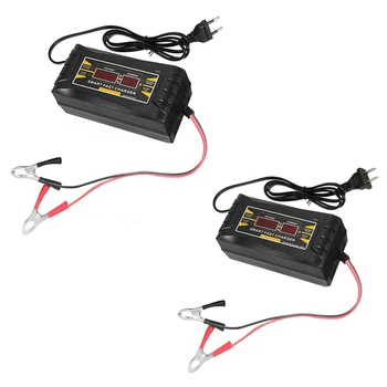 

Car Battery Charger 12V 6A 10A ligent Full Automatic Auto Smart Fast Power Charging For Wet Dry LCD Display