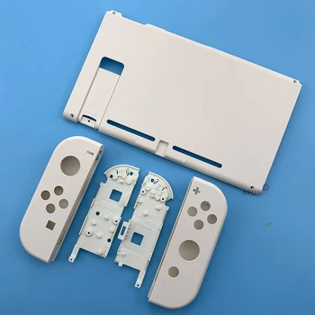 

Ivory White Matte PC Back Cover Housing Shell For Nintendo Switch NS Console Joy-Con Controller Protective Skin Case Replacement