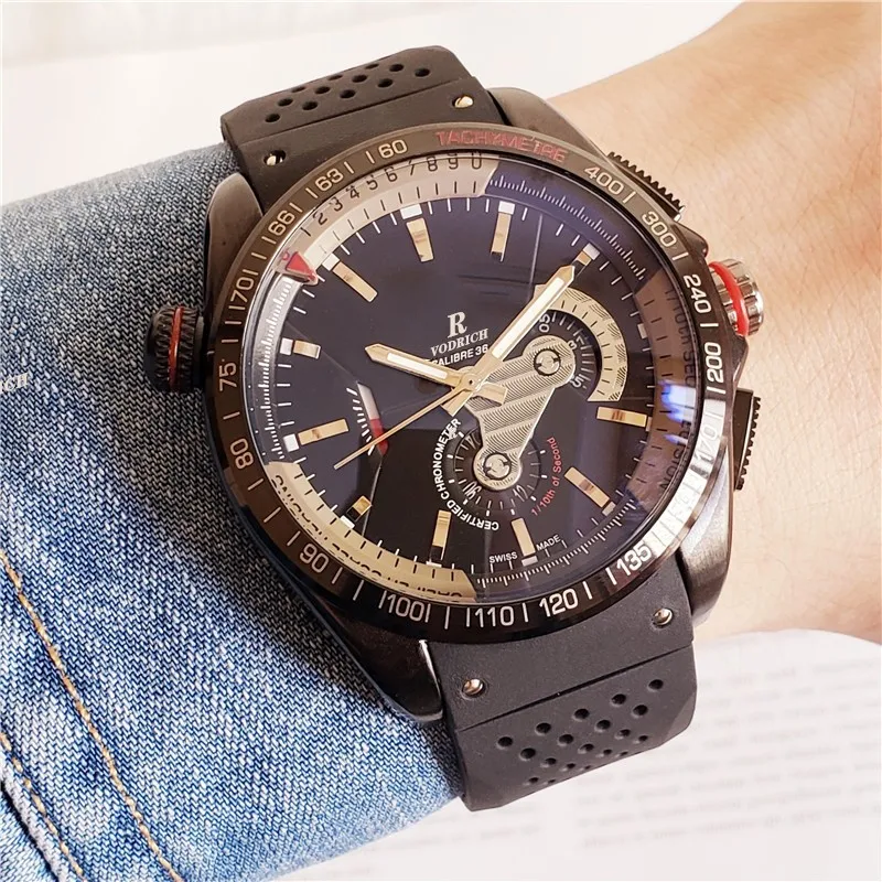 

AAA watch men's automatic mechanical rubber strap James Bond 007 style color table classic watch