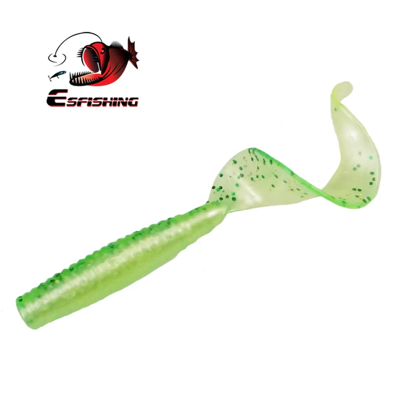ESFISHING Мягкая приманка Grub CT90 85 мм 3,7 г 10 шт. рыболовные приманки Swimbait рыболовные приманки Isca искусственная вспышка