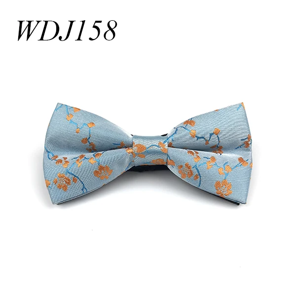 Party Wedding Bow Tie for Men Luxury Polyester Woven Mans Bowtie - Цвет: WDJ158