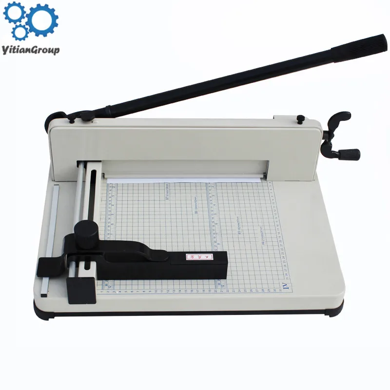 

Paper Cutter Machine Heavy Duty Industrial Guillotine 200 Sheet Normal Paper Cutter YG858-A4
