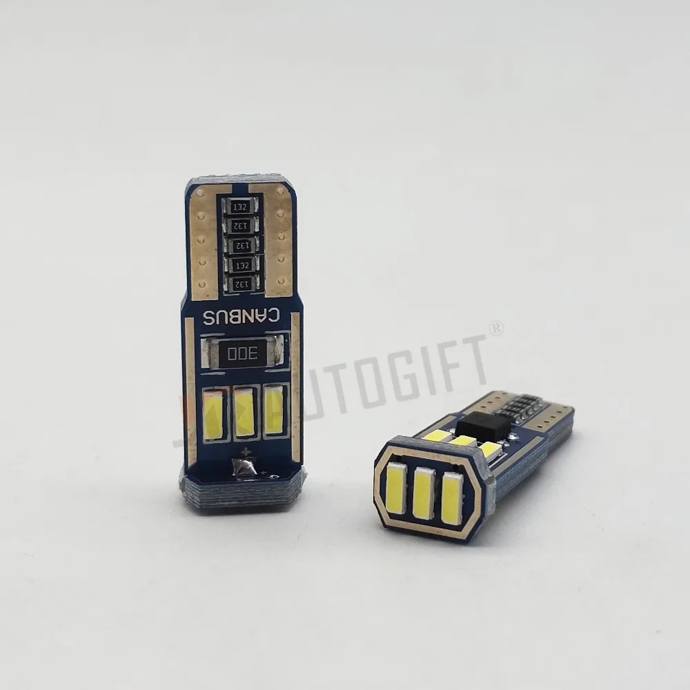 10 шт. стайлинга автомобилей 12В T10 W5W СВЕТОДИОДНАЯ Лампа 194 9smd 4014 Авто t10 led 168 Подсветка регистрационного номера купол для чтения двери сигнальная лампа