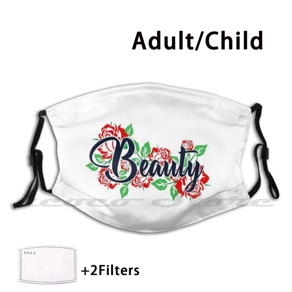 

Красивая маска, ткань, моющаяся, телефон, взрослая, детская, красивая, чудовище, Роза